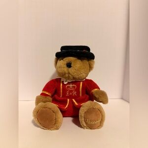 Harrods Red and Tan Guard Teddy Bear